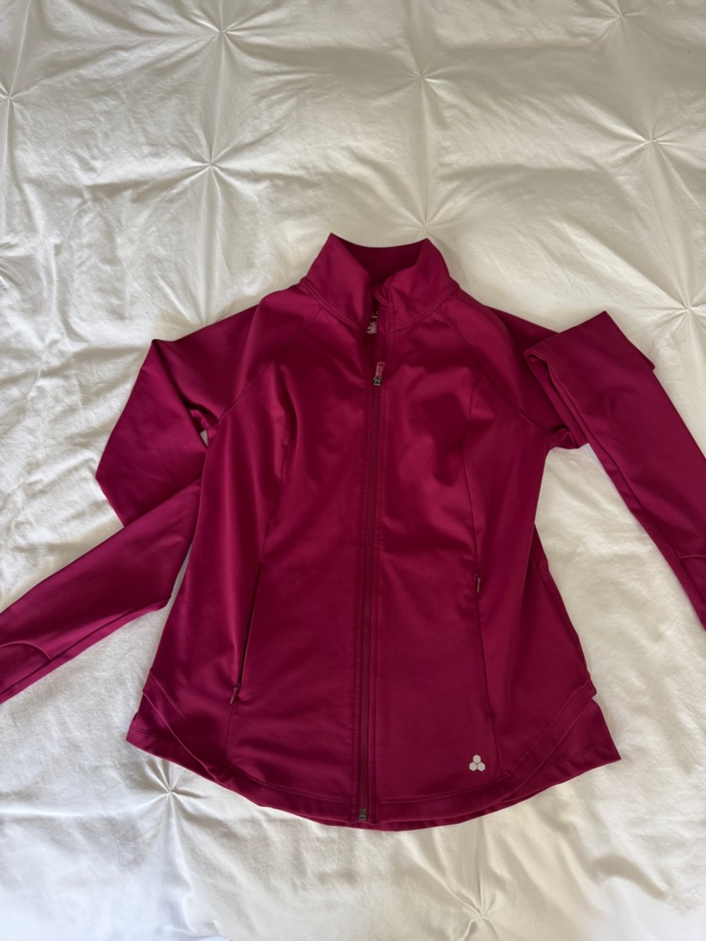 tek gear Women's Deep Pink Full-Zip Utility Jacket